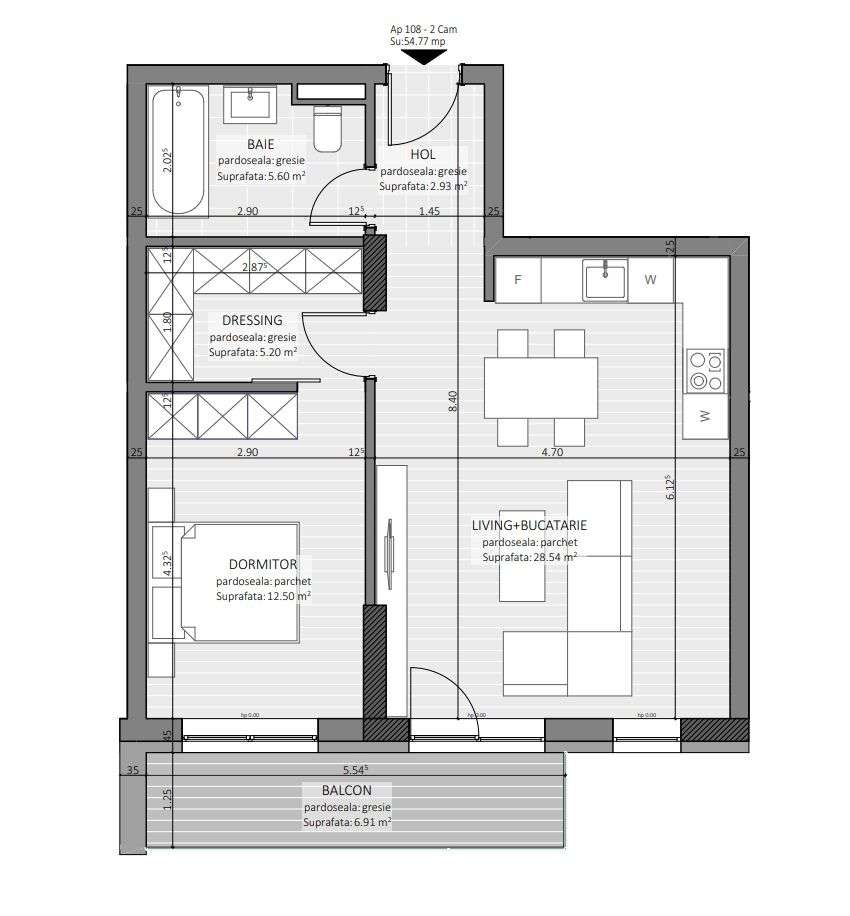 Studio 55 mp in zona M.Viteazu *Vitus Residence - Imagine principală: 2/5
