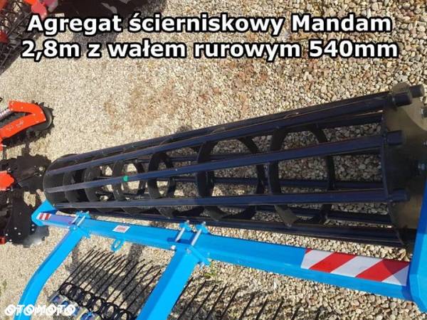 CZYSZCZENIE MAGAZYNÓW! Agregat Ścierniskowy Kultywator DŁUTOWY mandam 2,8m Okazj - 13