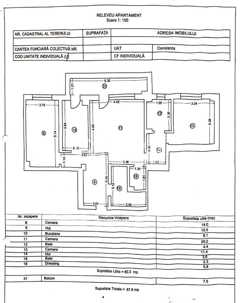 TOMIS PLUS (COD 05) Apartament 3 Camere Premium Ideal pentru Familie - Imagine principală: 3/20
