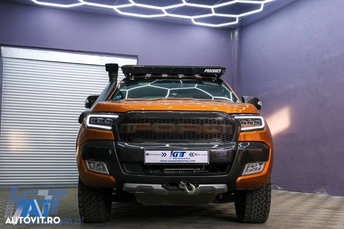 Faruri LED Light Bar Dynamic Ford Ranger Raptor (2015-2020) Semnal Dinamic Matrix Projector - 5