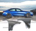 GUARDA LAMAS FRONTAL PARA BMW G20 G21 LOOK M4 PRETO - 1