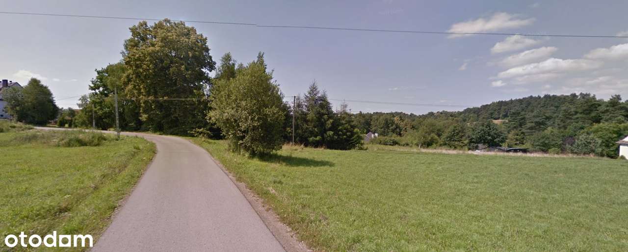 gm. Mogilany, Włosań, 10 a, pod lasem, budowlana, media,cicho, zielono-3