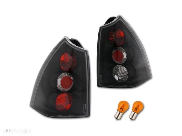 Set stopuri tuning lampa Peugeot 307 COMBI 03.2001-09.2005 Dreapta+stanga, transparent+negru - 1