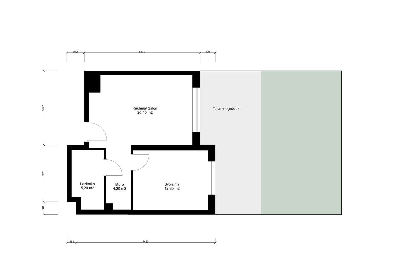 NIESAMOWITA OKAZJA – MIESZKANIE Z OGRODEM + GRATIS PROJEKT WNĘTRZ! - Pełny obrazek: 2/17