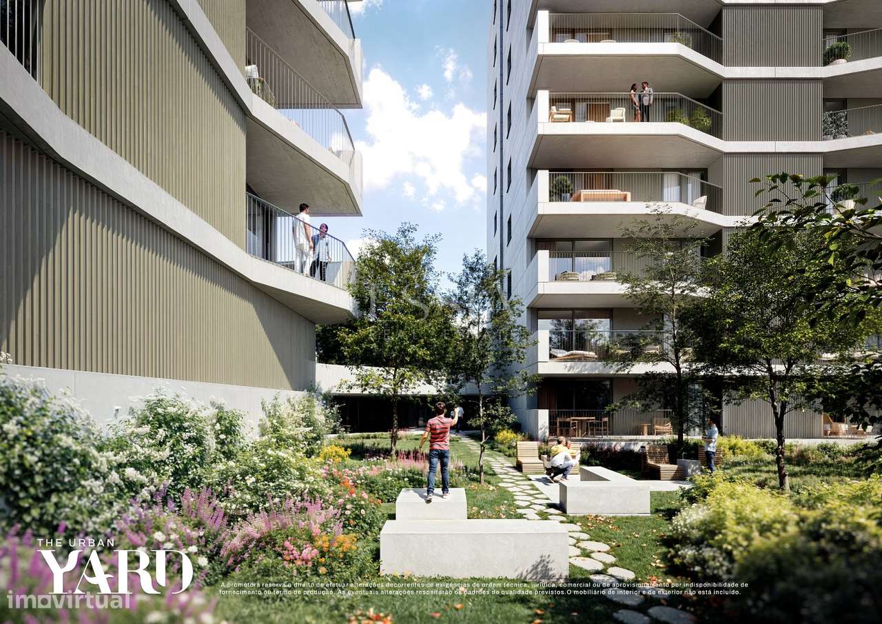 Apartamento T2 com Varanda no The Yard Urban nos Jardins da Arrábida-7