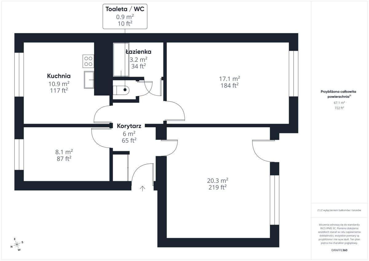 3 pokoje | 70m | Cicha okolica-14