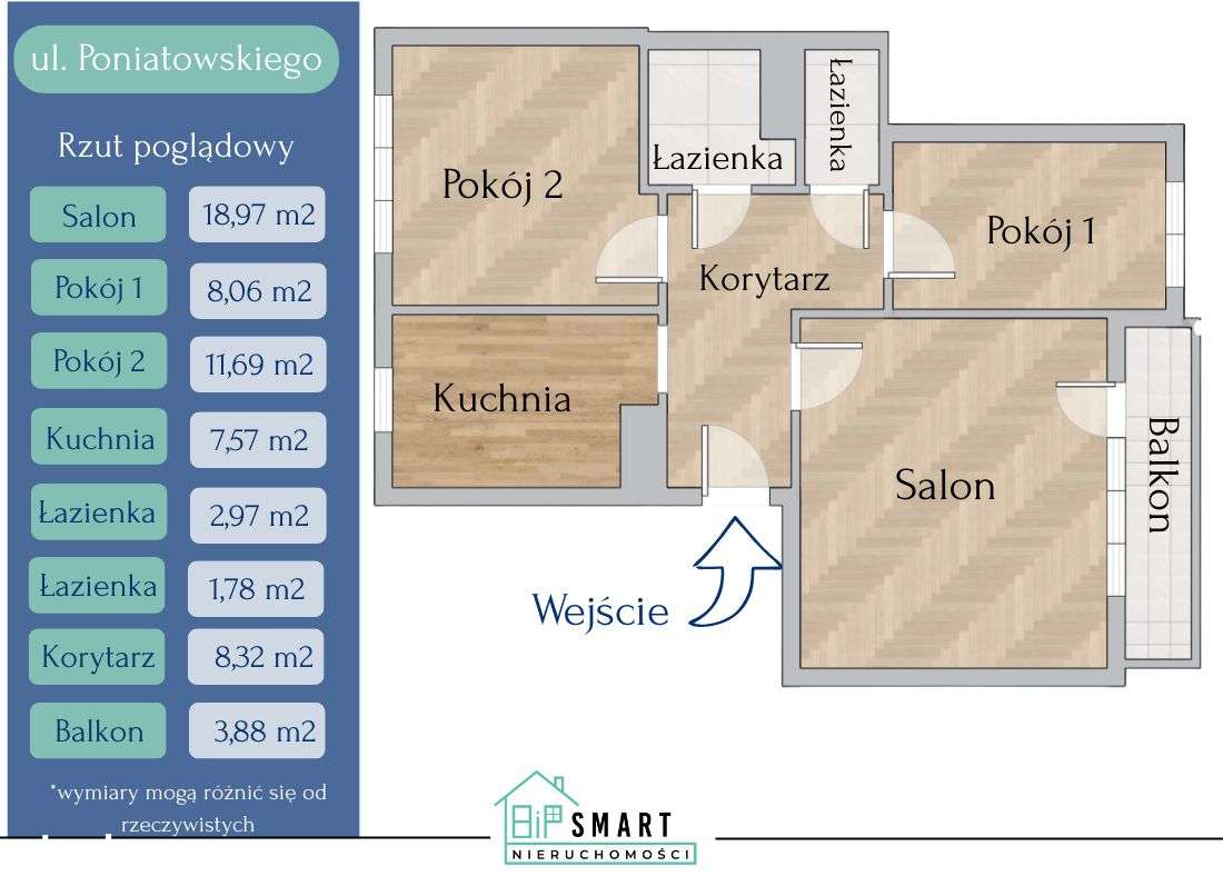 3 pokoje | balkon | winda | klimatyzacja-11