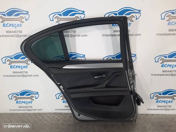 PORTA PORTAS TRASEIRA TRÁS ESQUERDA BMW SERIE 5 F10 SEDAN CARRO FECHO ELEVADOR MOTOR PUXADOR VIDRO ESCURECIDO - 4