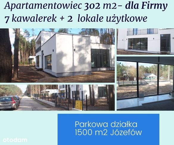 Apartamentowiec Willa 9 mieszkań na działce 1500 M