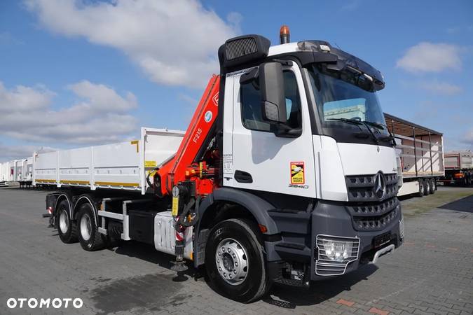 Mercedes-Benz AROCS 2640 / 6x4 / WYWROTKA - 6.2 m + HDS FASSI F215 / EURO 6 / STEROWANIE RADIOWE - 9