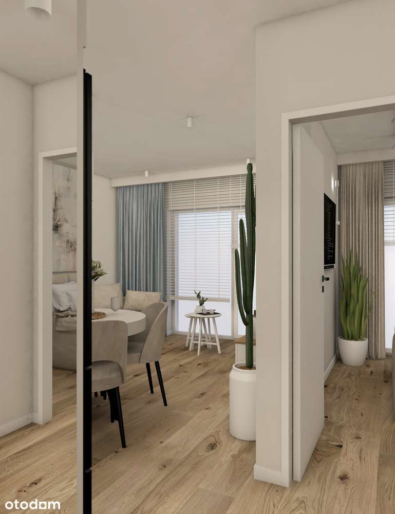 Mieszkanie z ogródkiem wykończone "POD KLUCZ" 51,95 m2-7