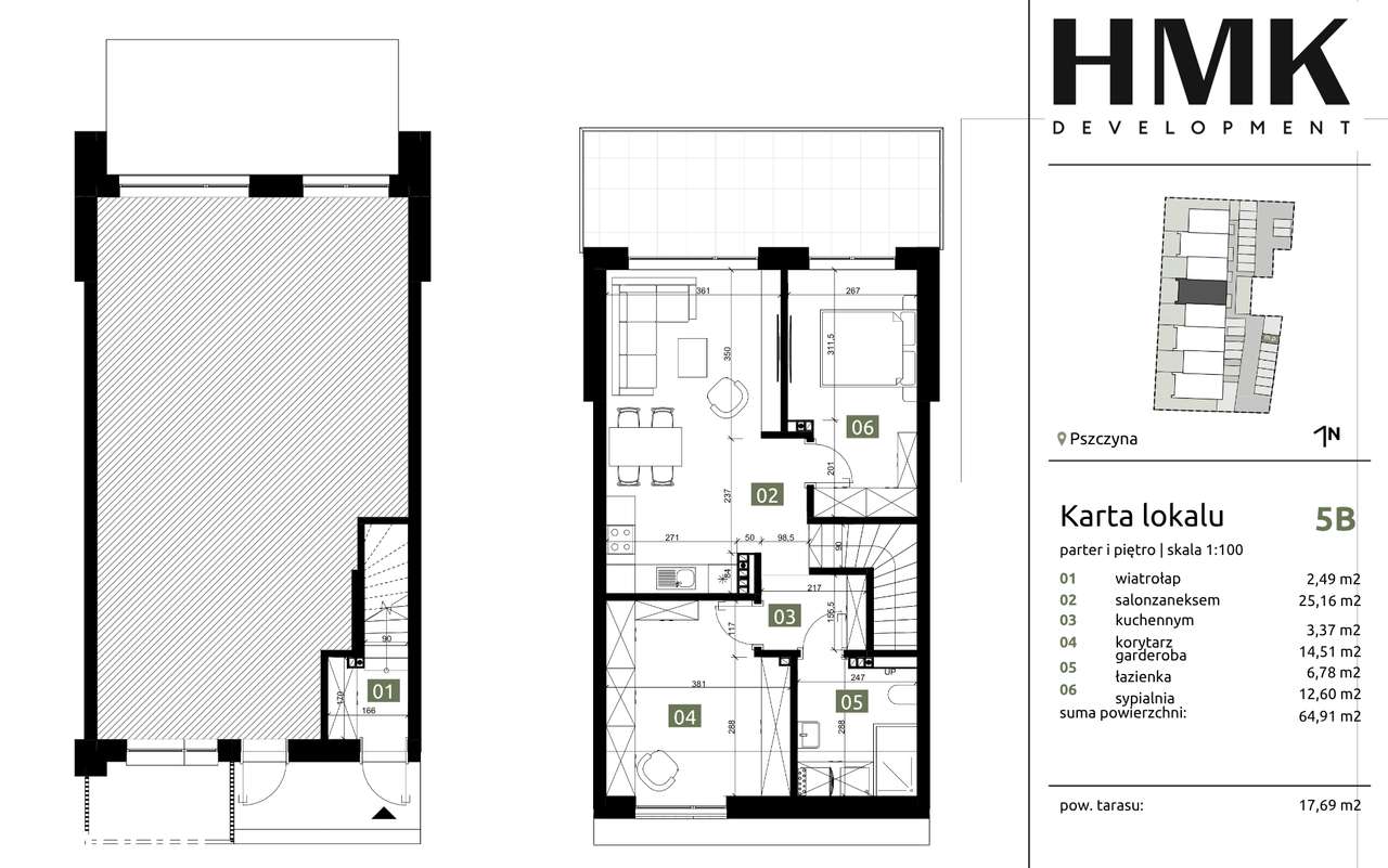 Osiedle przy ul. Bielasa | 3 pokoje z dużym balkonem | 64,91m2 - Pełny obrazek: 4/13