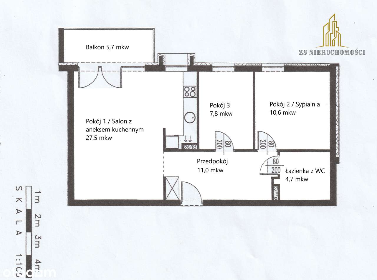 3 pokojowe z balkonem |kom. lokatorska |miejsce postojowe | Gądów | 0%-19