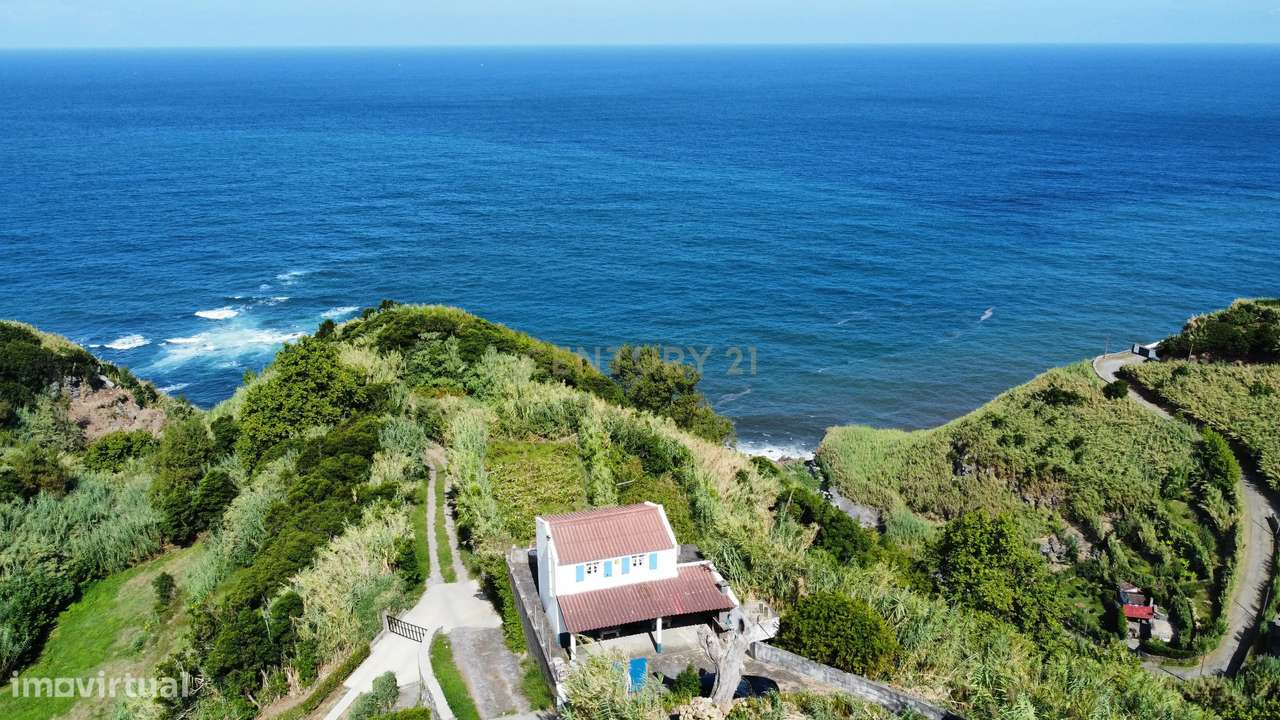 Casa T1 na Lomba Maia com  vista Mar e Grande Terreno para Explorar - Grande imagem: 3/20