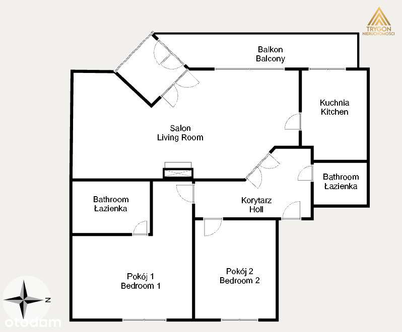 3 pokoje, 2 łazienki, taras, garaż, ochrona, Metro-14