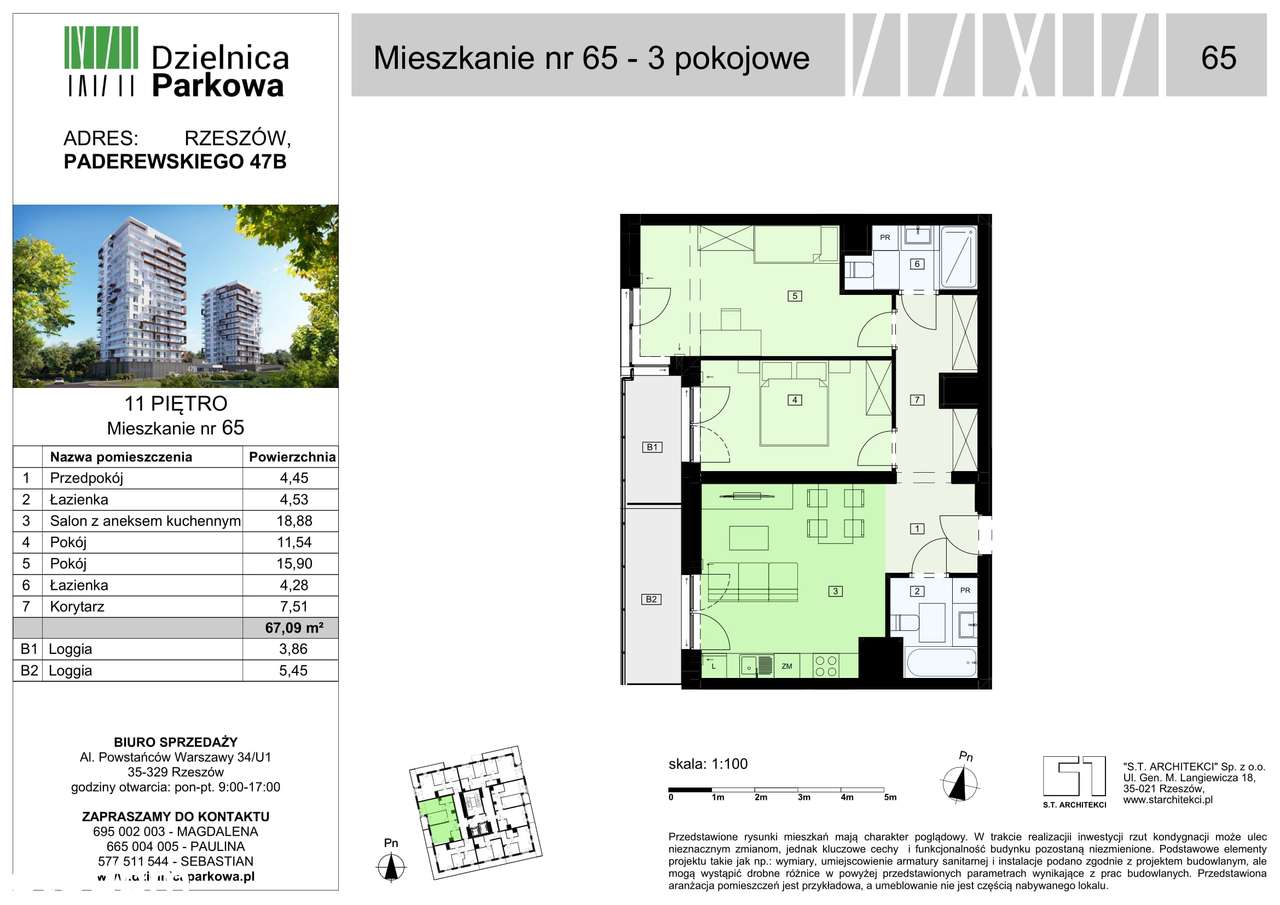 3 pokoje | świetna lokalizacja| obok parku | SPRAWDŹ - Pełny obrazek: 3/8