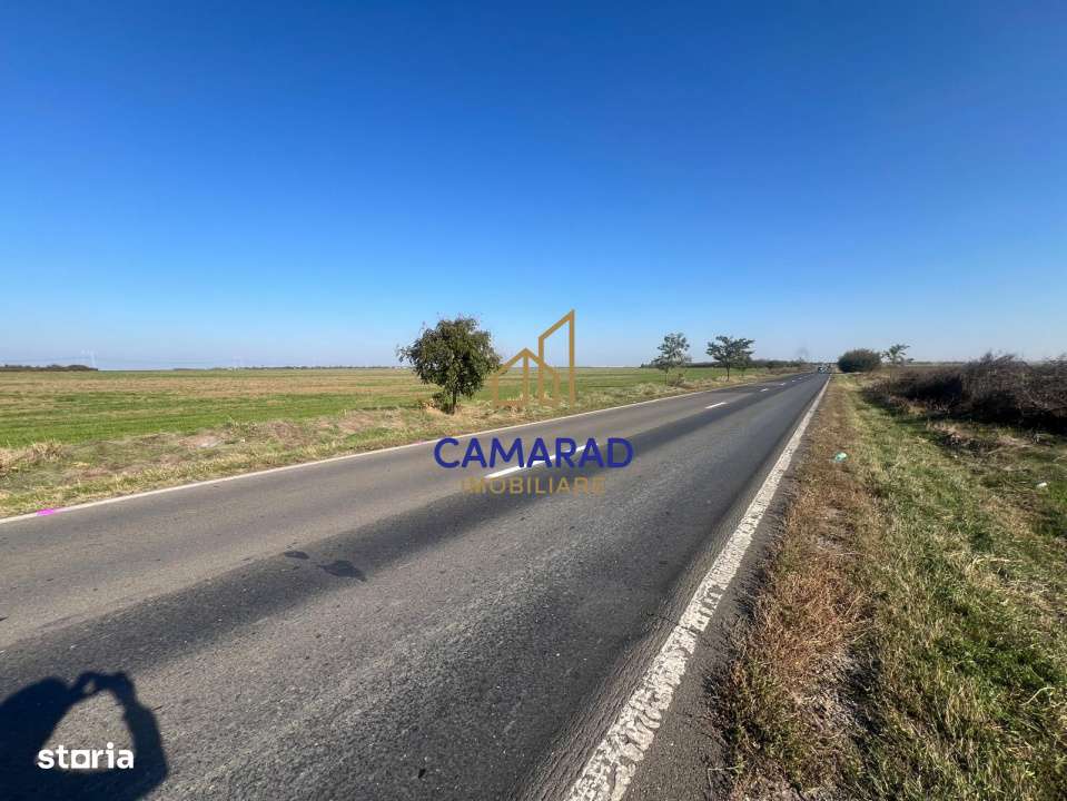 Teren de vanzare- deschidere DN4 138 m  –  Budesti, sat Gruiu - Cala - Imagine principală: 1/7
