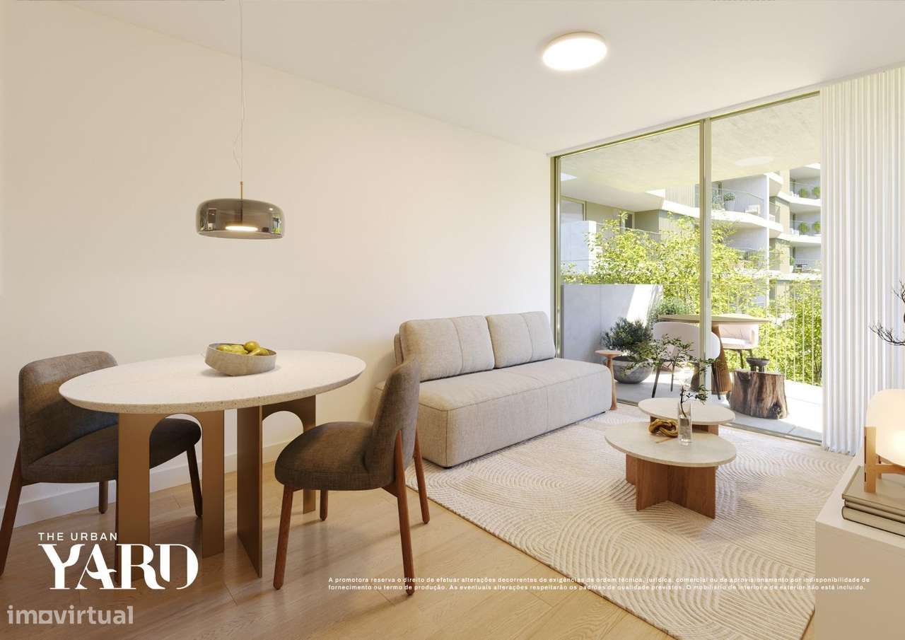 Apartamento T0 c/ Varanda a Sul + Garagem "Empreendimento Urban Yard"-5