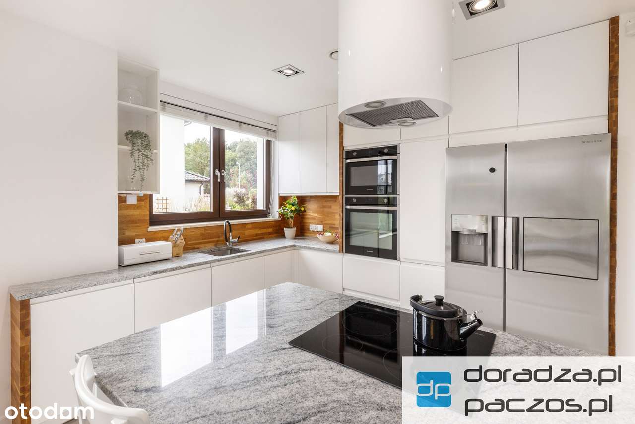 Stylowy Bliźniak z Bajecznym Ogrodem/ 163 m2/ 5 pokoi/ garaż/POD LASEM-6