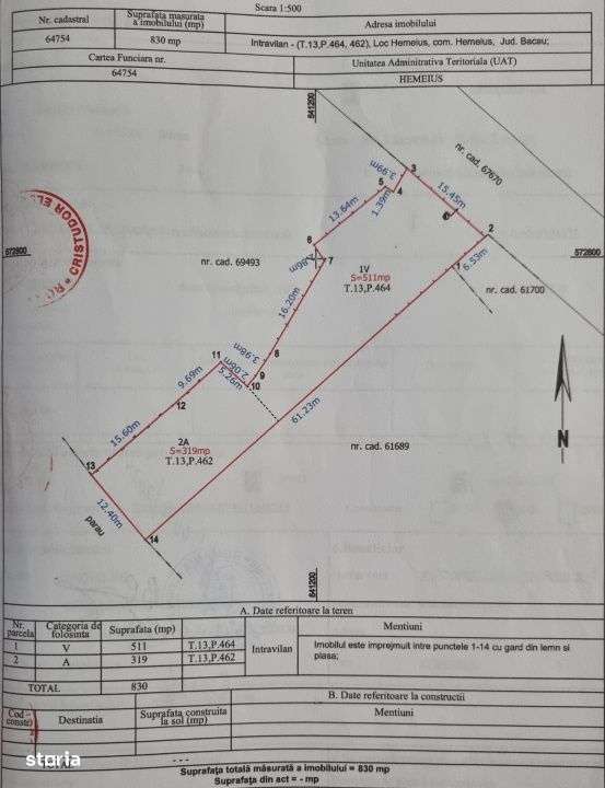 Hemeius- Teren cu deschidere la padure si parau. Cu salcie la mal!-6