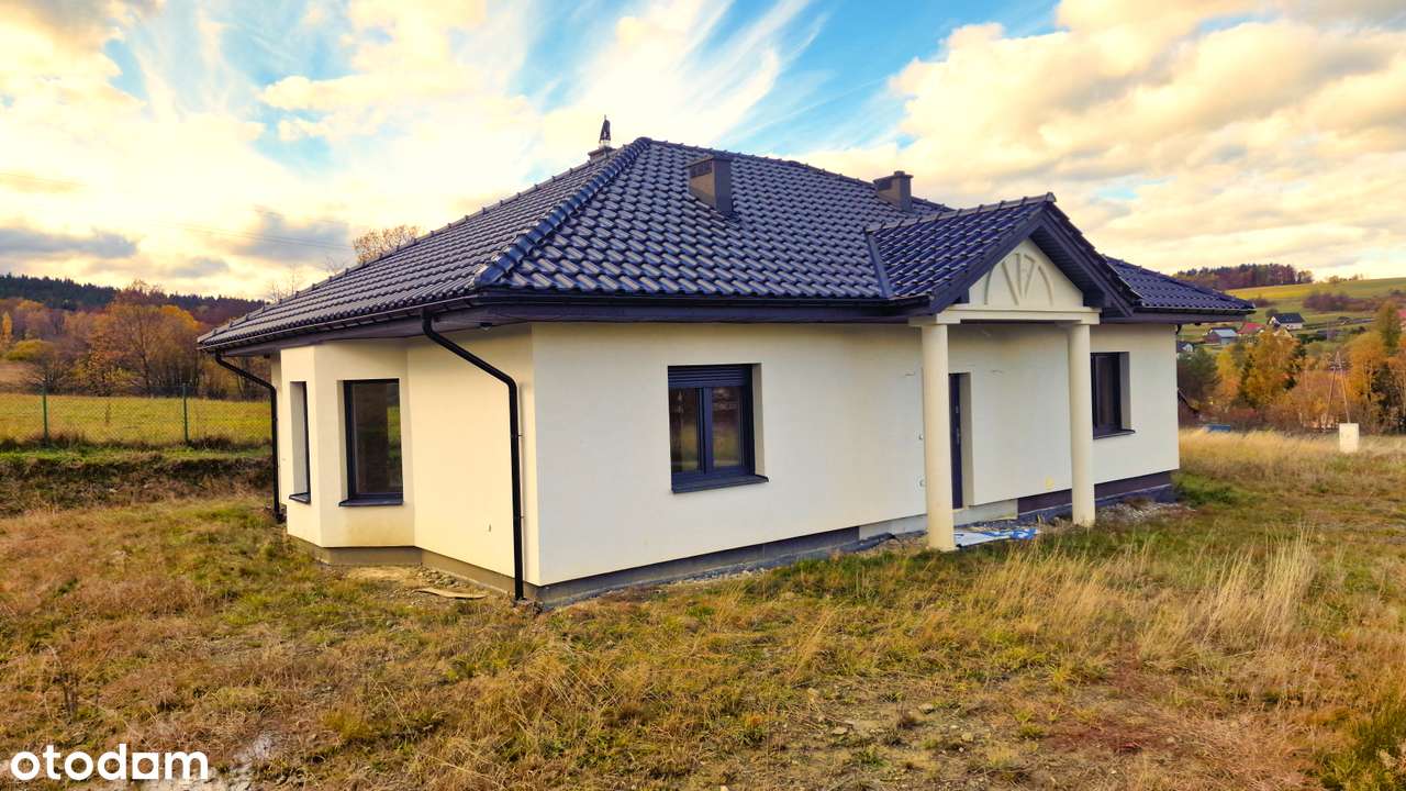 Przestronny dom z widokiem na góry Beskidu Wyspowego-5