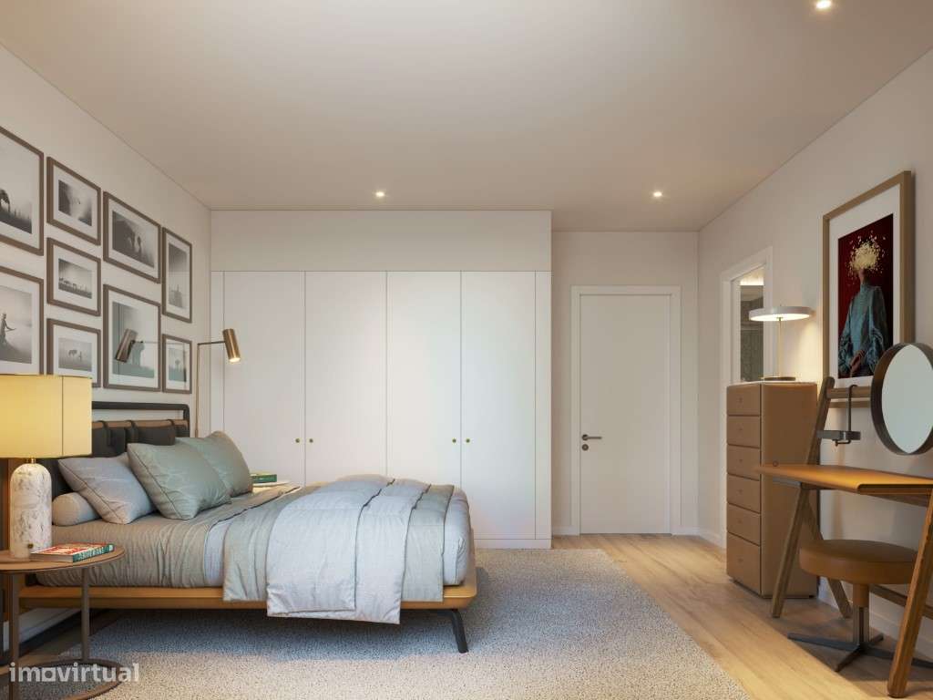 Moradia V3 Geminada com terraço e jardim, a 900 metros do mar-31