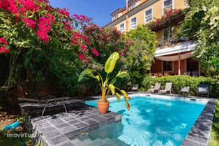 Apartamento T3+1 com jardim e piscina privativa em Lisboa