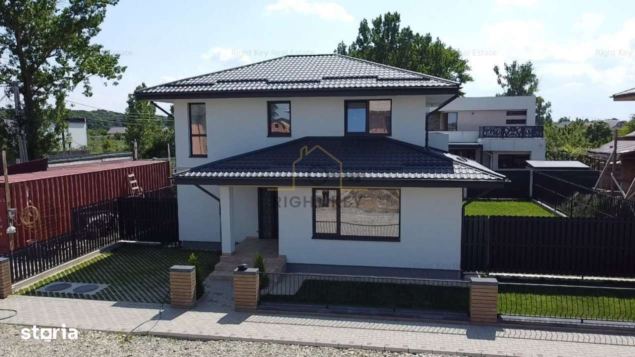 Casa moderna P+1, utilitati, asfalt, 400mp curte, finisaje PREMIUM! Co - Imagine principală: 5/19