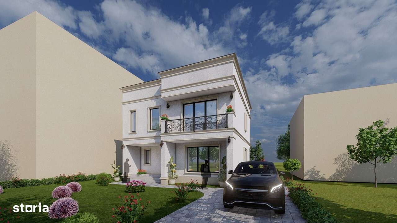 Vila Neoclasica zona CENTRALA Otopeni curte 500m2-9