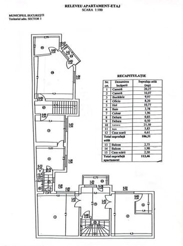 Vanzare apartament 4 camere etaj 1 plus garsoniera vila Gara de Nord-18
