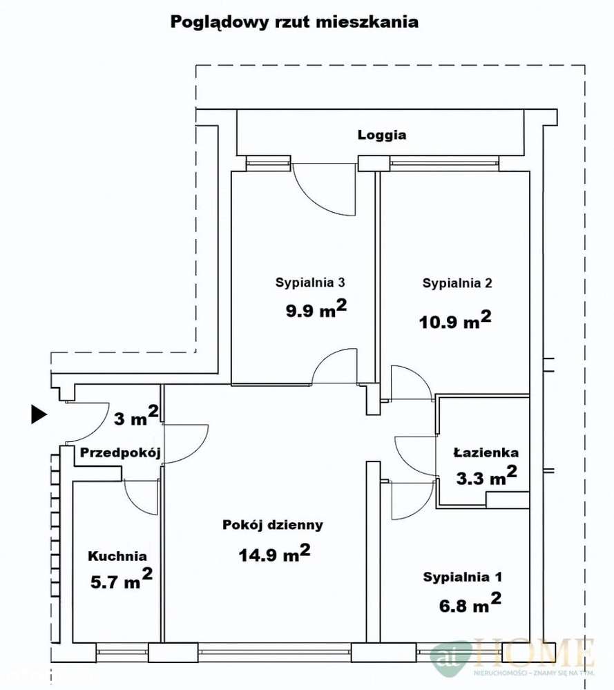 Mieszkanie, 57,40 m², Warszawa-11