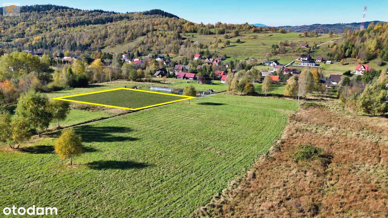 Koszarawa | Działka budowlana 16 arów | MPZP - Pełny obrazek: 5/9