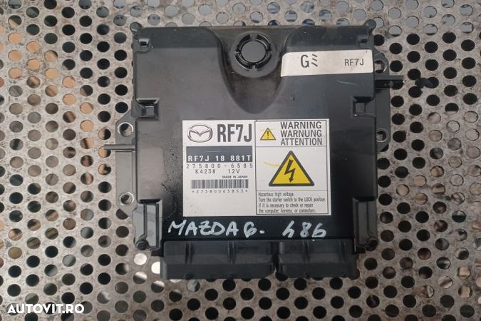 Calculator motor ECU RF7J 18 881T  2758006585 Mazda 6 GG (facelift)  [din 2005 pana  2007] seria wa - 1