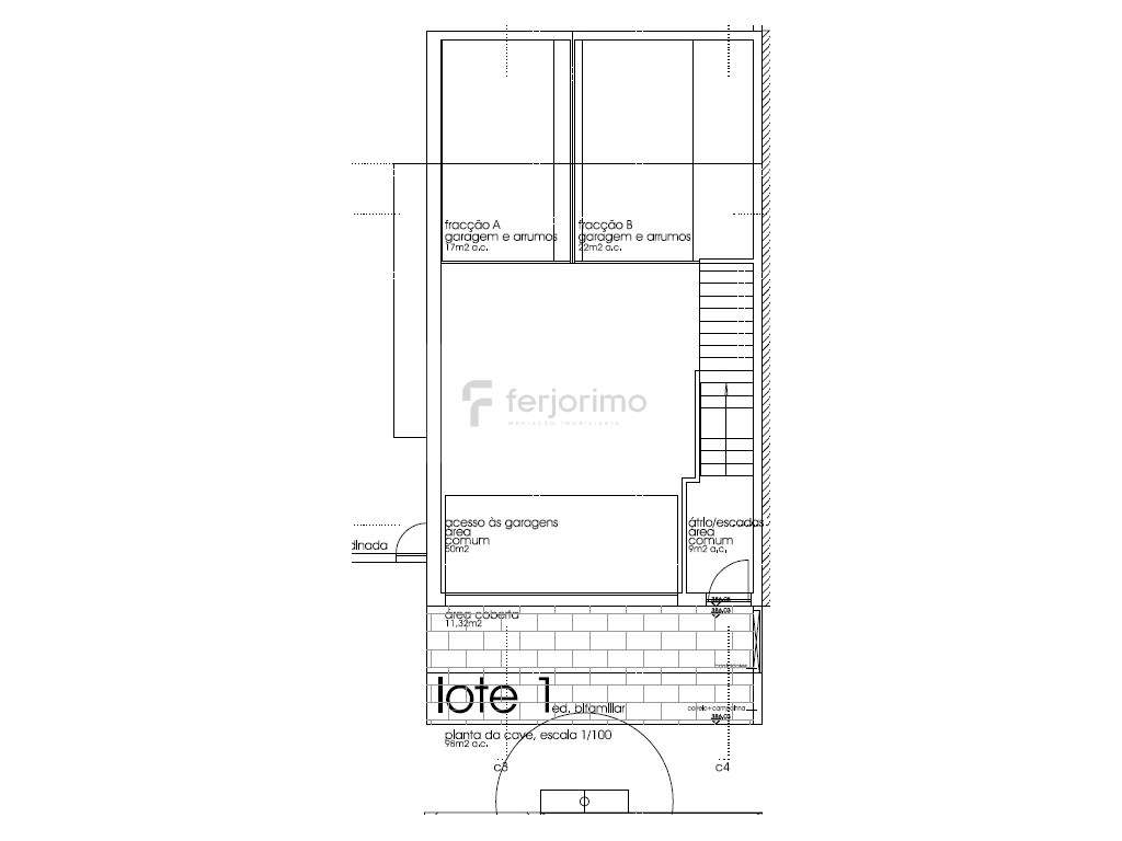 Andar Moradia Tipo T1 com moveis de cozinha, roupeiros forrados e d...-16