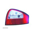 FAROLINS TRASEIROS LED PARA AUDI A6 4B 97-05 VERMELHO BRANCO - 1