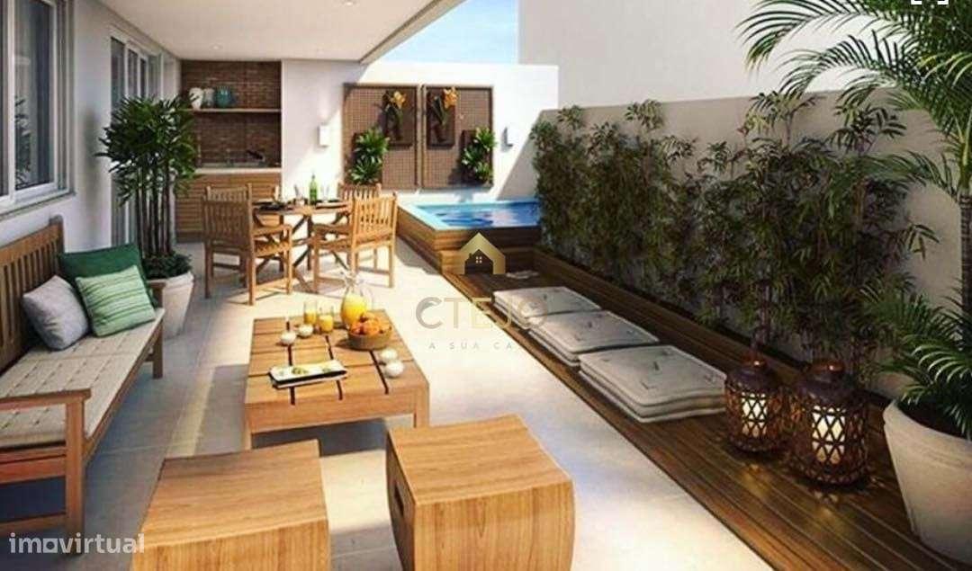 T1 Novo com grande Terraço – Oportunidade Rara