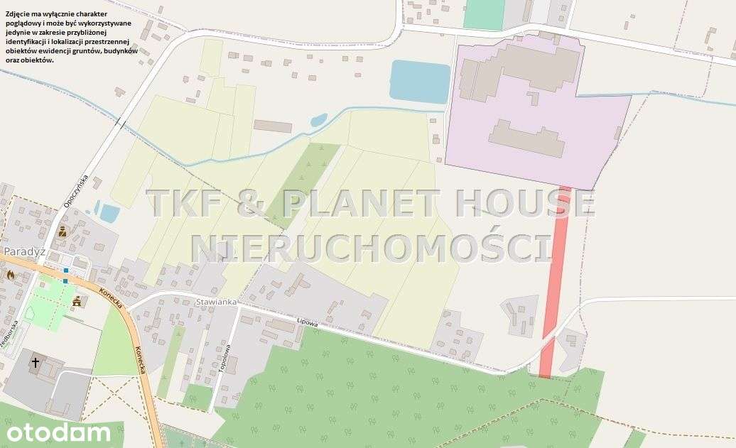 Działka na sprzedaż 1ha Paradyż - Pełny obrazek: 4/4