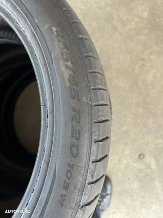 vând set anvelope 245/45/20-275/40/20 Pirelli de vară cu runflat ca noi - 9