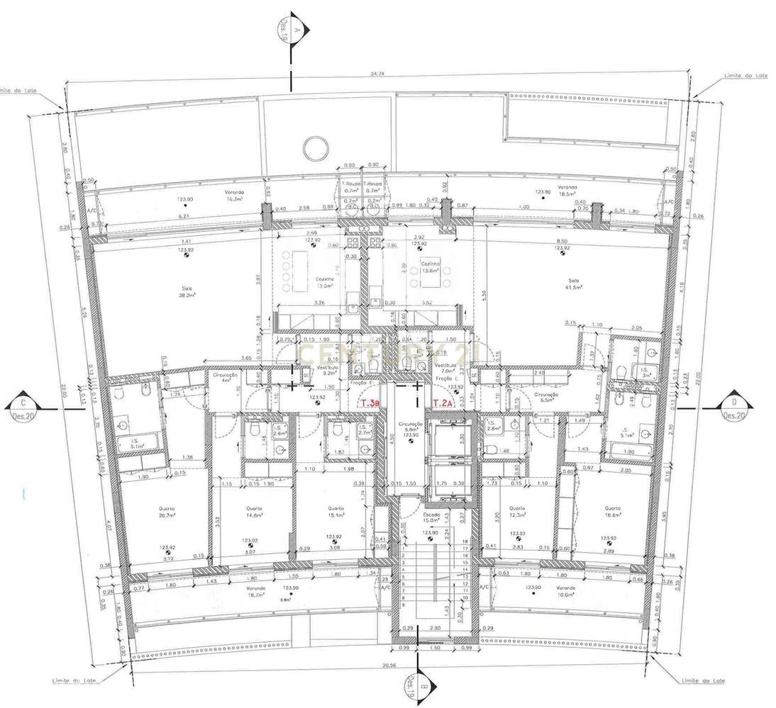 Apartamento T3 em Carnaxide, Oeiras - 3 Quartos e Piscina-24