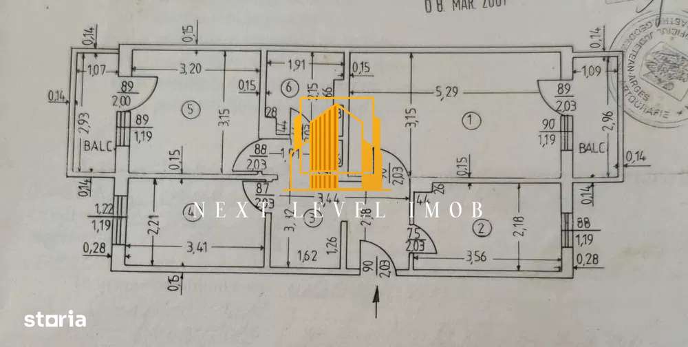 Apartament 3 camere decomandat | 2 balcoane | Popa Șapca-10