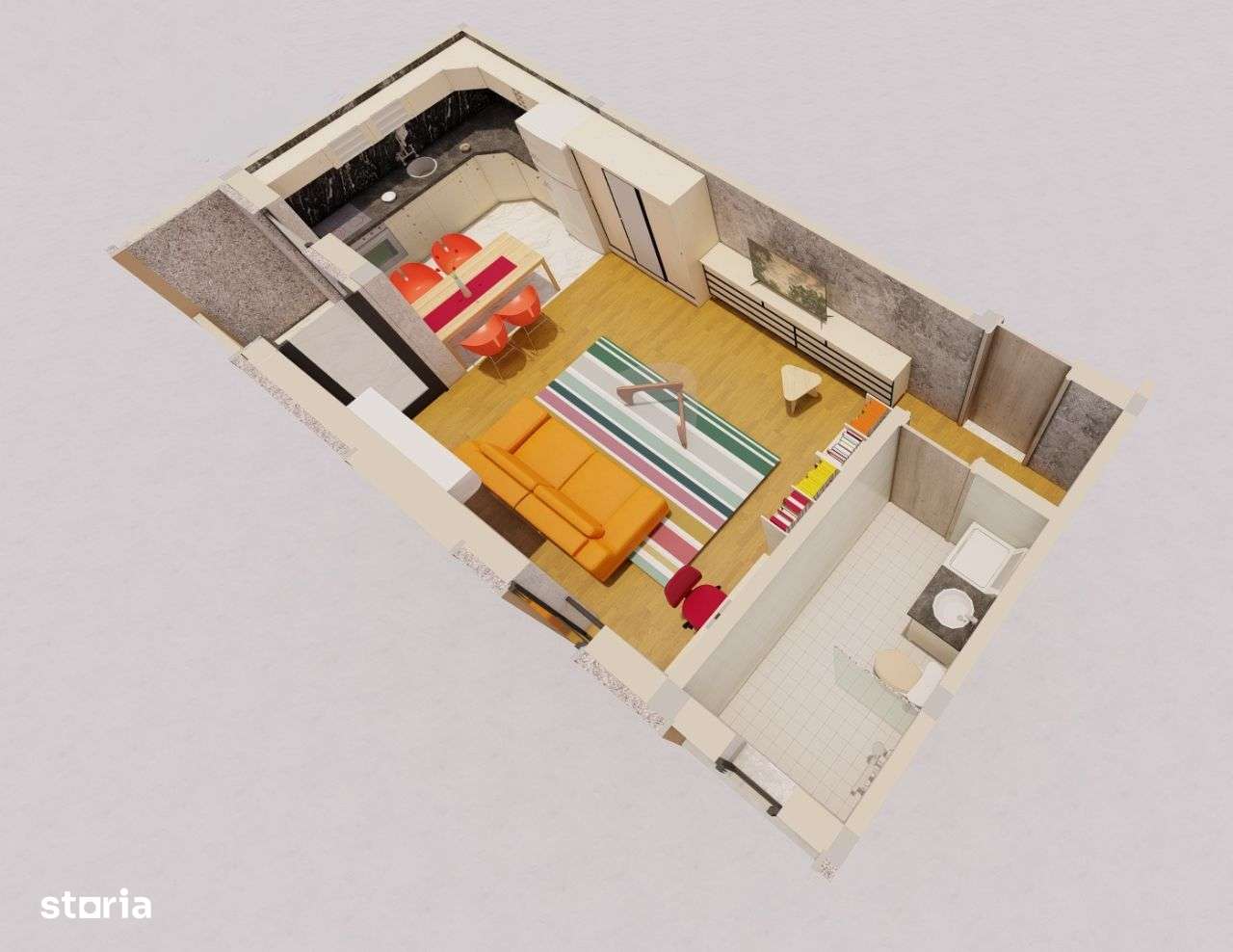 IMI Residence - Sanandrei - Comision 0 - Apartament cu o camera, 38 mp - Imagine principală: 4/10