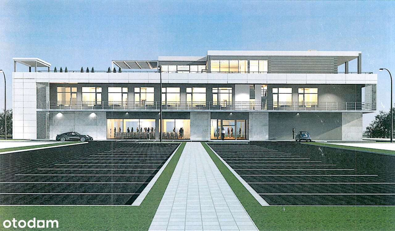 6 działek z pozwoleniem na bud. budynku usług. 3 kondygn o pow 3604 m2-1