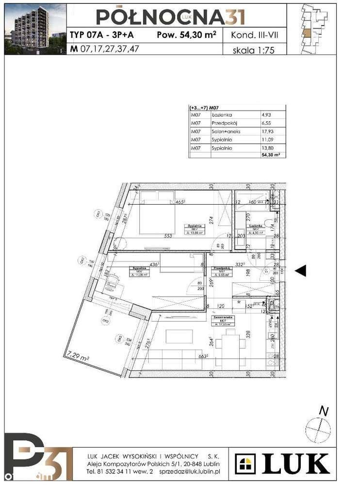 Mieszkanie nr 27 - Pełny obrazek: 2/7