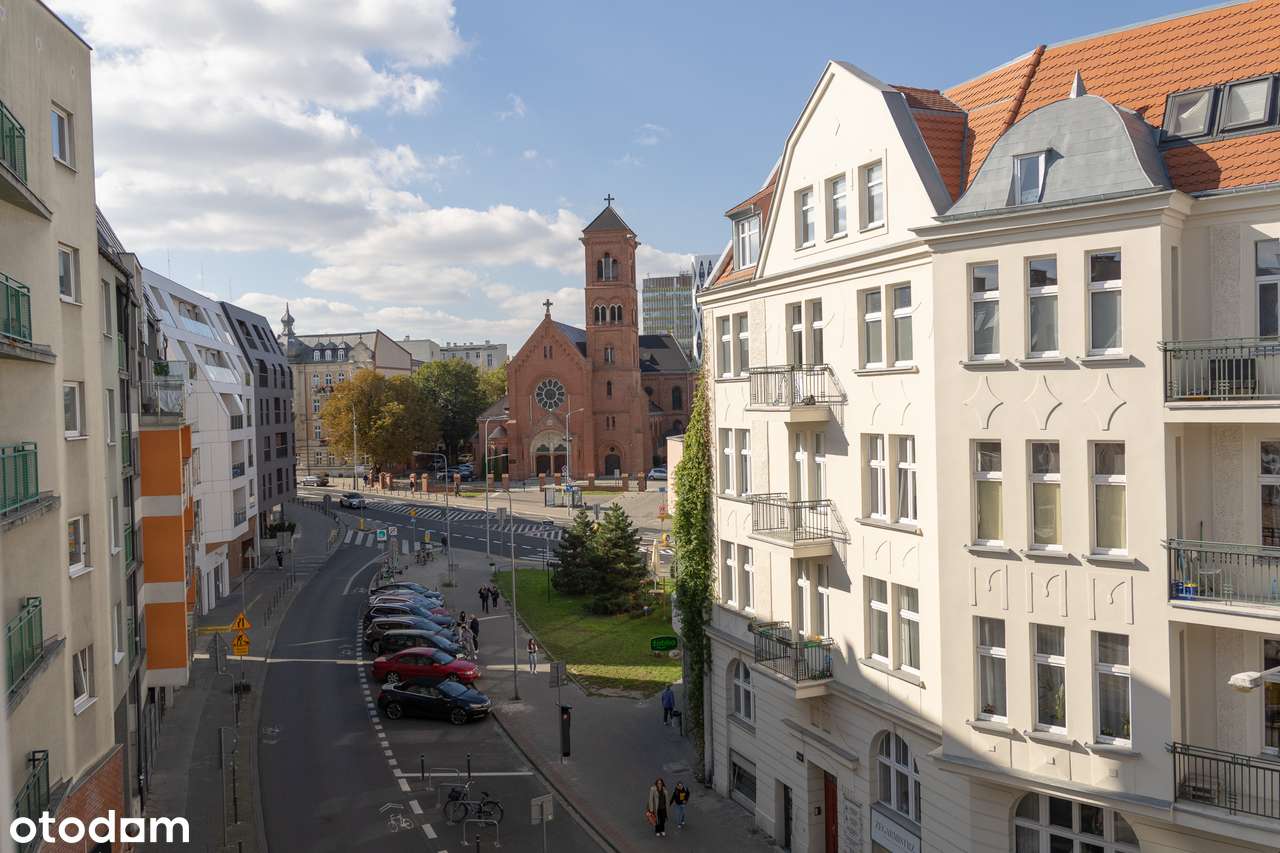 3 pokoje stan deweloperski | balkon | Centrum Jeżyc