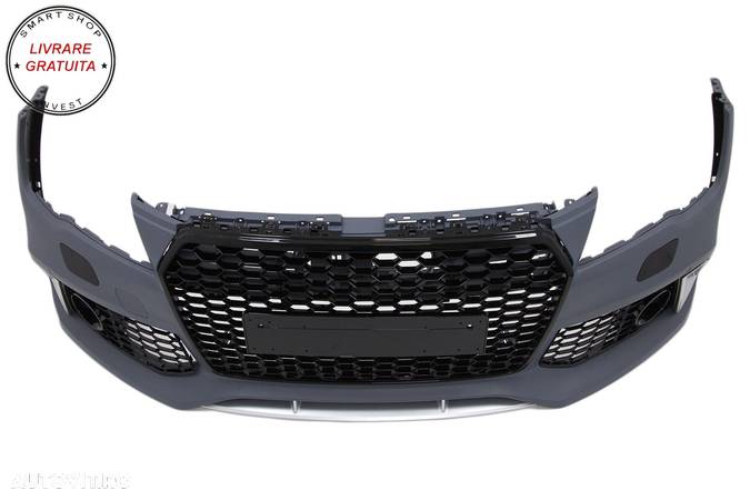 Bara Fata & Difuzor Bara Spate cu Ornamente Evacuare AUDI A7 4G (2010-2014) RS7 De- livrare gratuita - 4