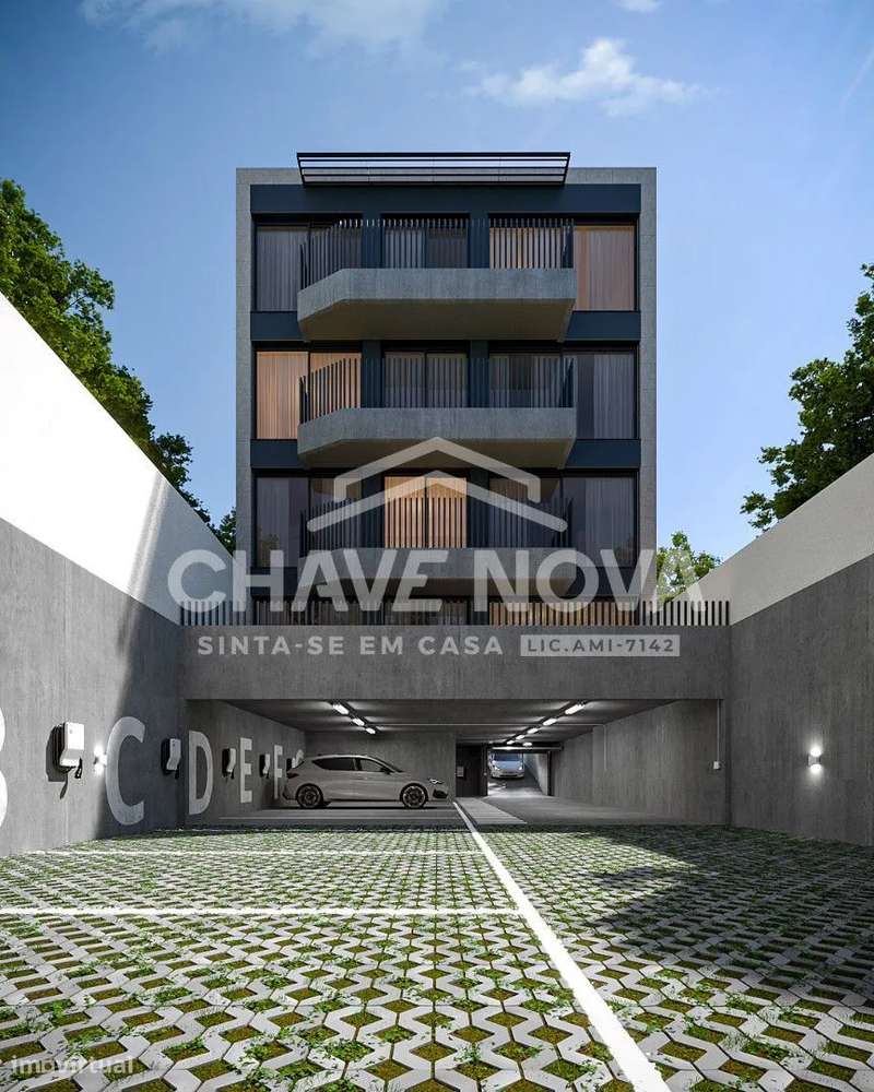 Apartamento T2 Novo com Varanda e Estacionamento – Vilar do Paraíso-12