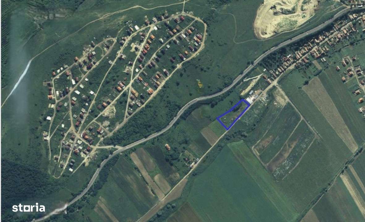 Teren intravilan pt constructii S+P+M sau D+P,  in supr. de 5000 mp - Imagine principală: 1/1