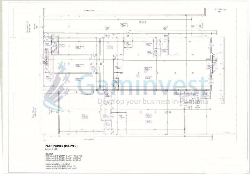 Gaminvest-Hale productie,depozitare,birouri,Calea Borsului A2371 - Imagine principală: 2/4