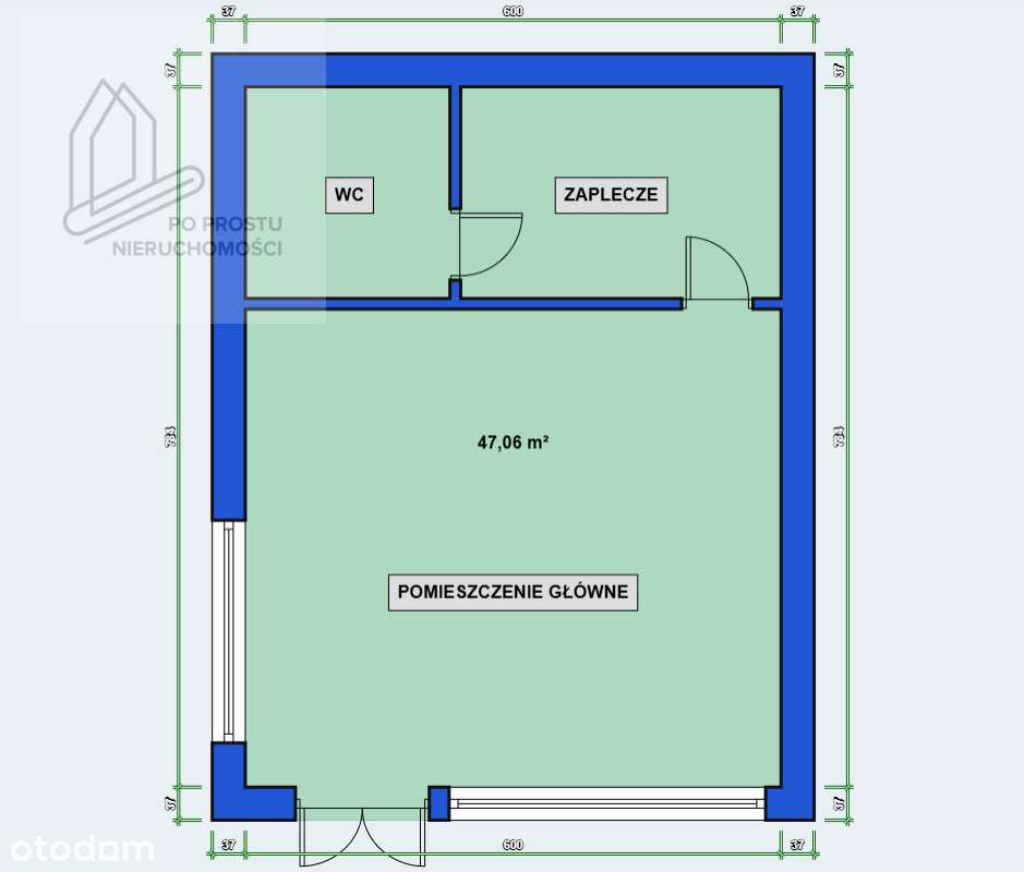 witryna / beauty / gastro / handel / biuro / 47m2 - Pełny obrazek: 2/4