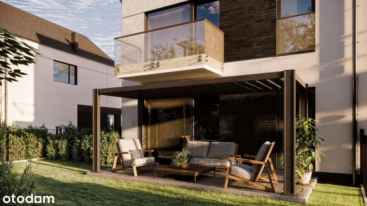4 pokoje z ogrodem, balkonem | 66,58 m² + strych i miejsce postojowe